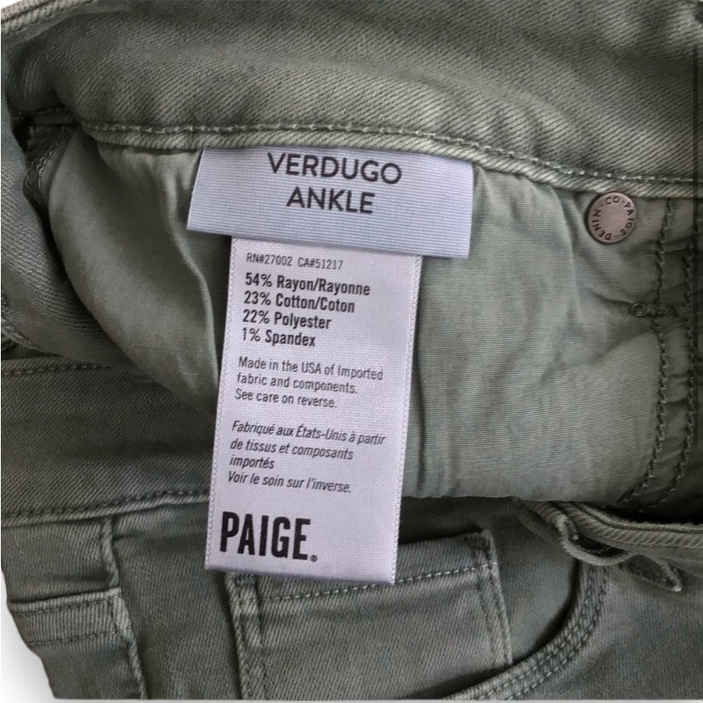EUC Paige Verdugo Skinny Jeans Size 31 - Picture 3 of 3